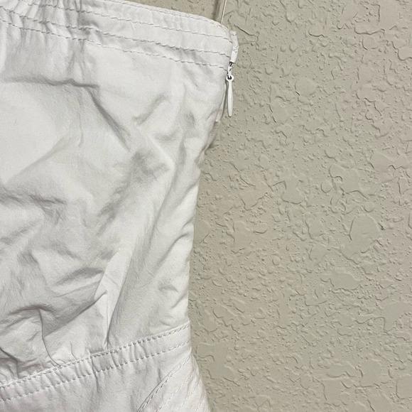 Madewell One-Shoulder Dress in Crisp White - Picture 12 of 15